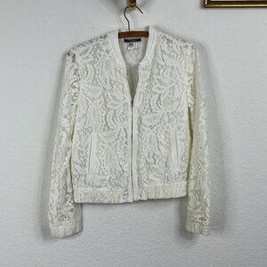 NIKIBIKI  Lace Bomber Jacket